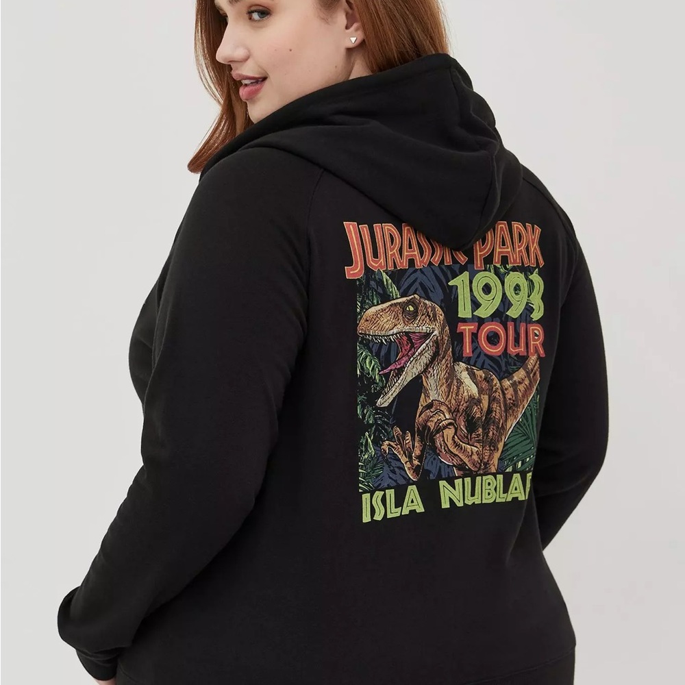 🦖 6XL Torrid Black Jurassic Park Hoodie 🦖